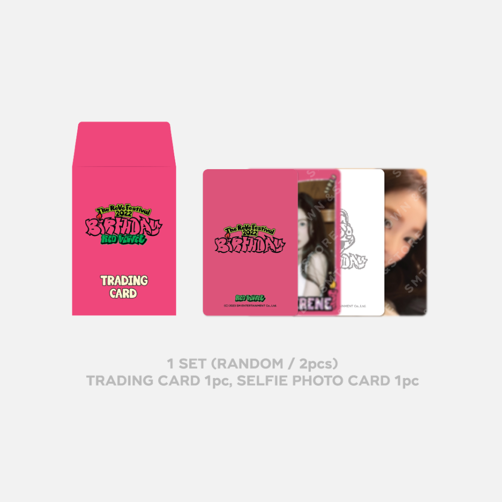 [RED VELVET] Random Trading Card Set - The ReVe Festival 2022 - Birthday