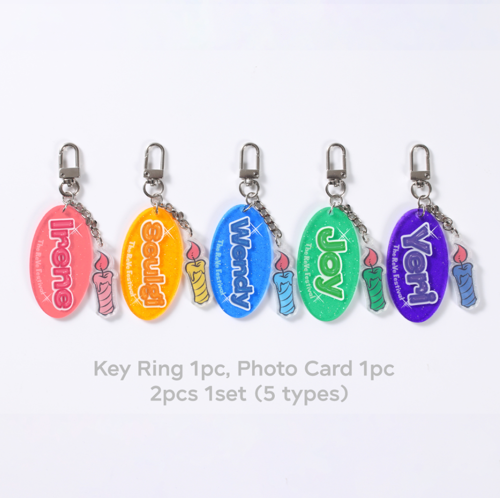 [RED VELVET] Keyring Set - The ReVe Festival 2022 - Birthday