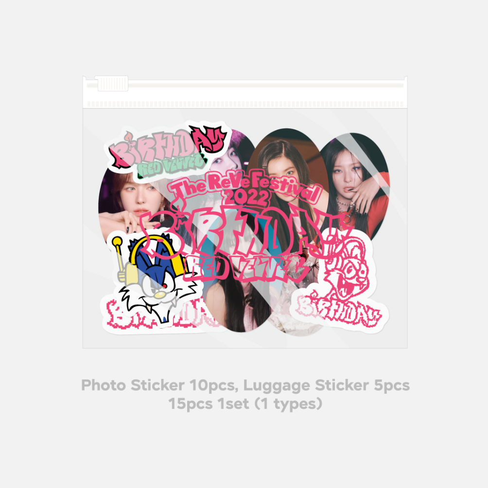 [RED VELVET] Sticker Pack - The ReVe Festival 2022 - Birthday