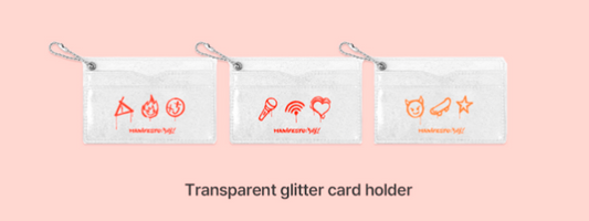 [ENHYPEN] Manifesto : Transparent Glitter Card Holder