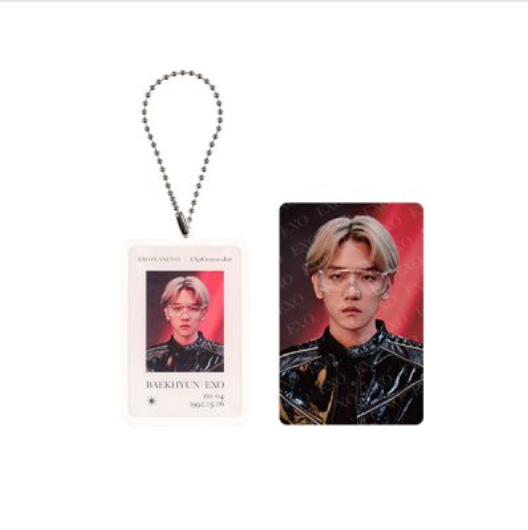 [EXO] Exo Planet #5 Concert Merchandise : ExplOration Dot : Acrylic Photocharm Set + Photocard