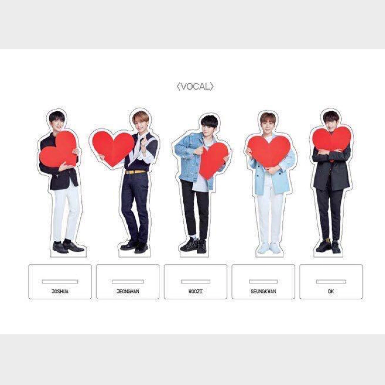 [SEVENTEEN] Ideal Cut Acrylic Statue : Vocal Line