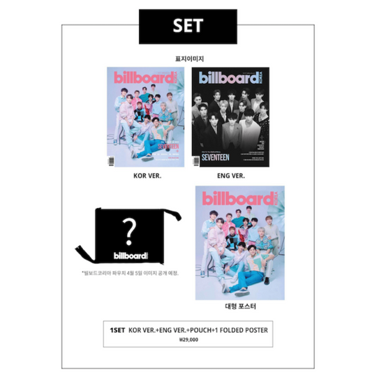 [SEVENTEEN] BillBoard Korea Vol. 3 Set