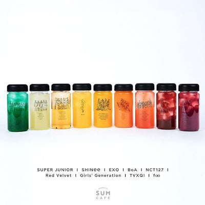 [EXO] SMTown COEX Artium SUM Cafe Official Illustration Bottle