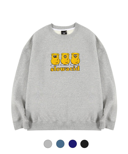 [NCT] Slow Acid x Teddy Island : Yellow Teddy Sweatshirt