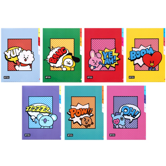 [BT21] 3 Pocket File Lholder