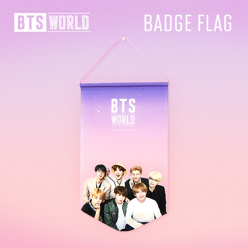 [BTS] BTS World Badge Flag