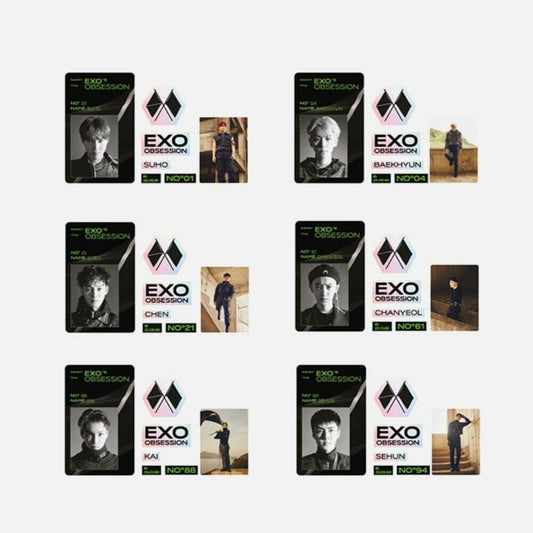 [EXO] Obsession : ID Card + Deco Sticker Set