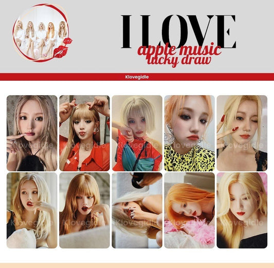 [(G)I-DLE] I Love : Applemusic Lucky Draw Photocard PC