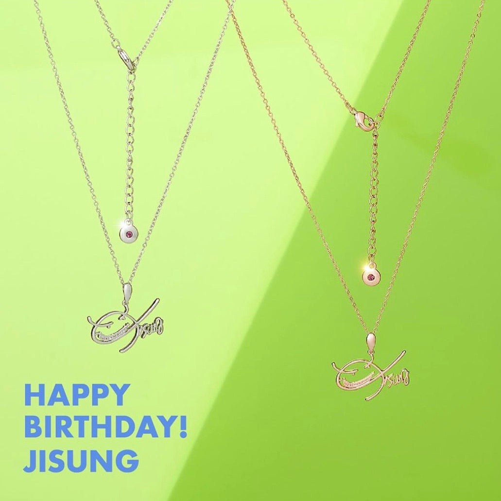 [NCT] Artist Birthday Necklace : Happy Birthday! Jisung