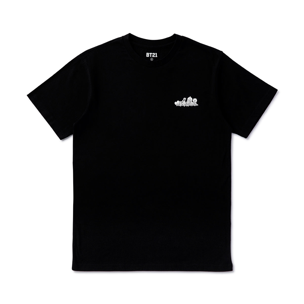 [BT21] Basic T-Shirt Set (Black & White) - Set of 2