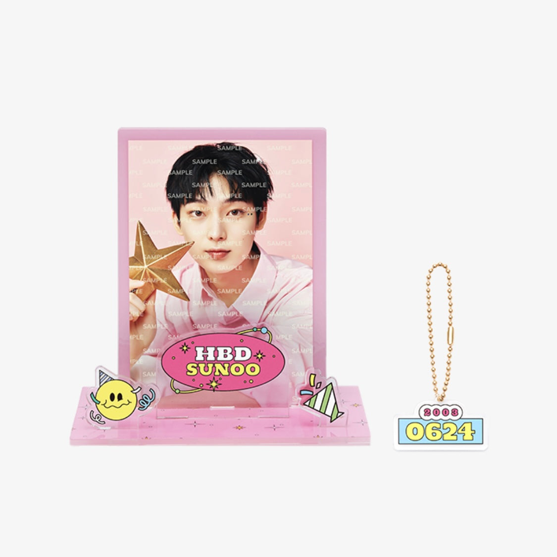 [ENHYPEN] Sunoo : Birthday Official Merch : Acrylic Frame & Keyring ...