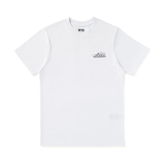 [BT21] Basic T-Shirt Set (Black & White) - Set of 2