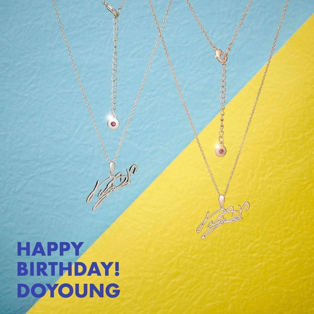 [NCT] Artist Birthday Necklace : Happy Birthday! Doyoung