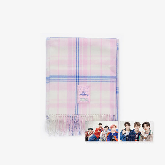 [ENHYPEN] 2021 Holiday Collection : Little Wishes : Muffler (Pink)