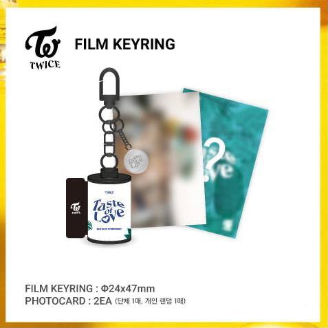 [TWICE] Taste Of Love : Film Keyring