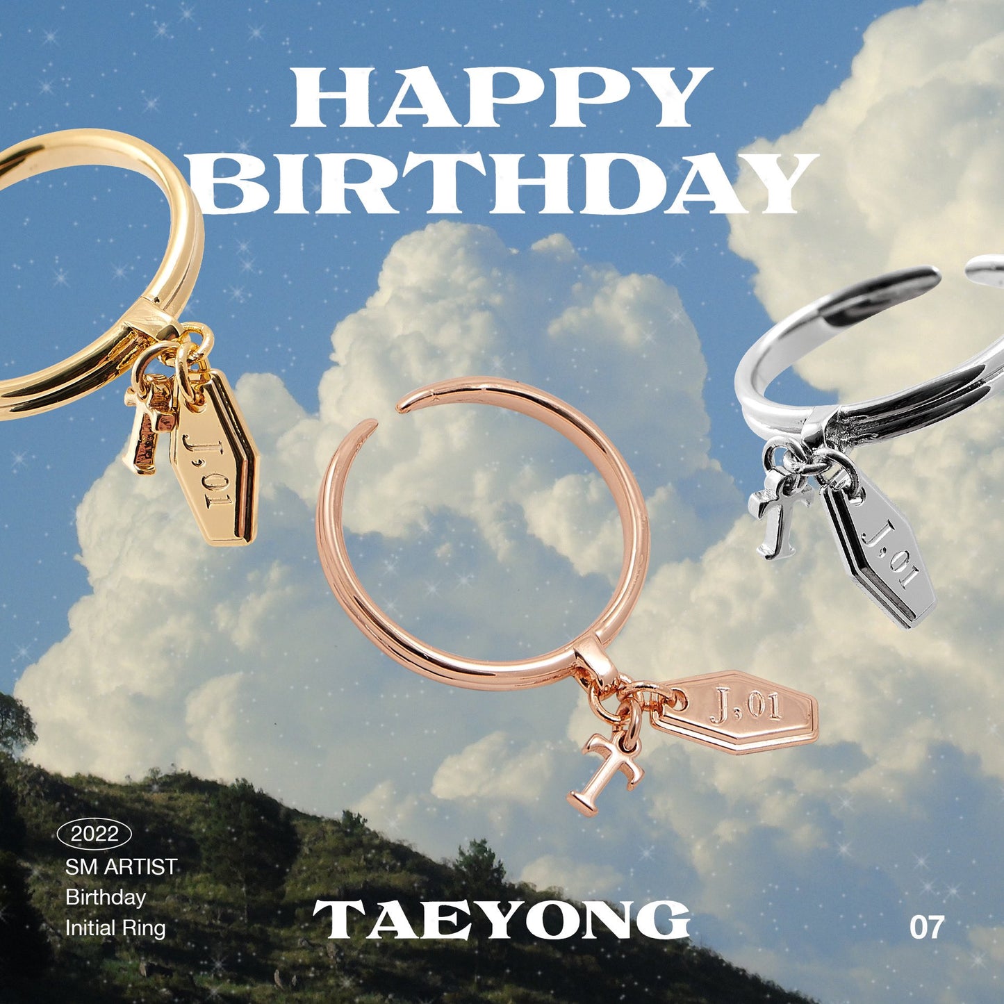 [NCT] Artist Birthday Initial Ring : Taeyong