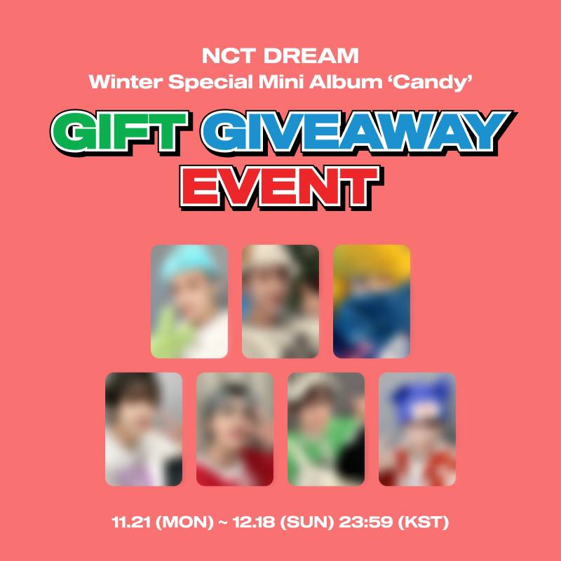 [NCT] NCT Dream : Candy (Photobook) : Gift Giveaway Event