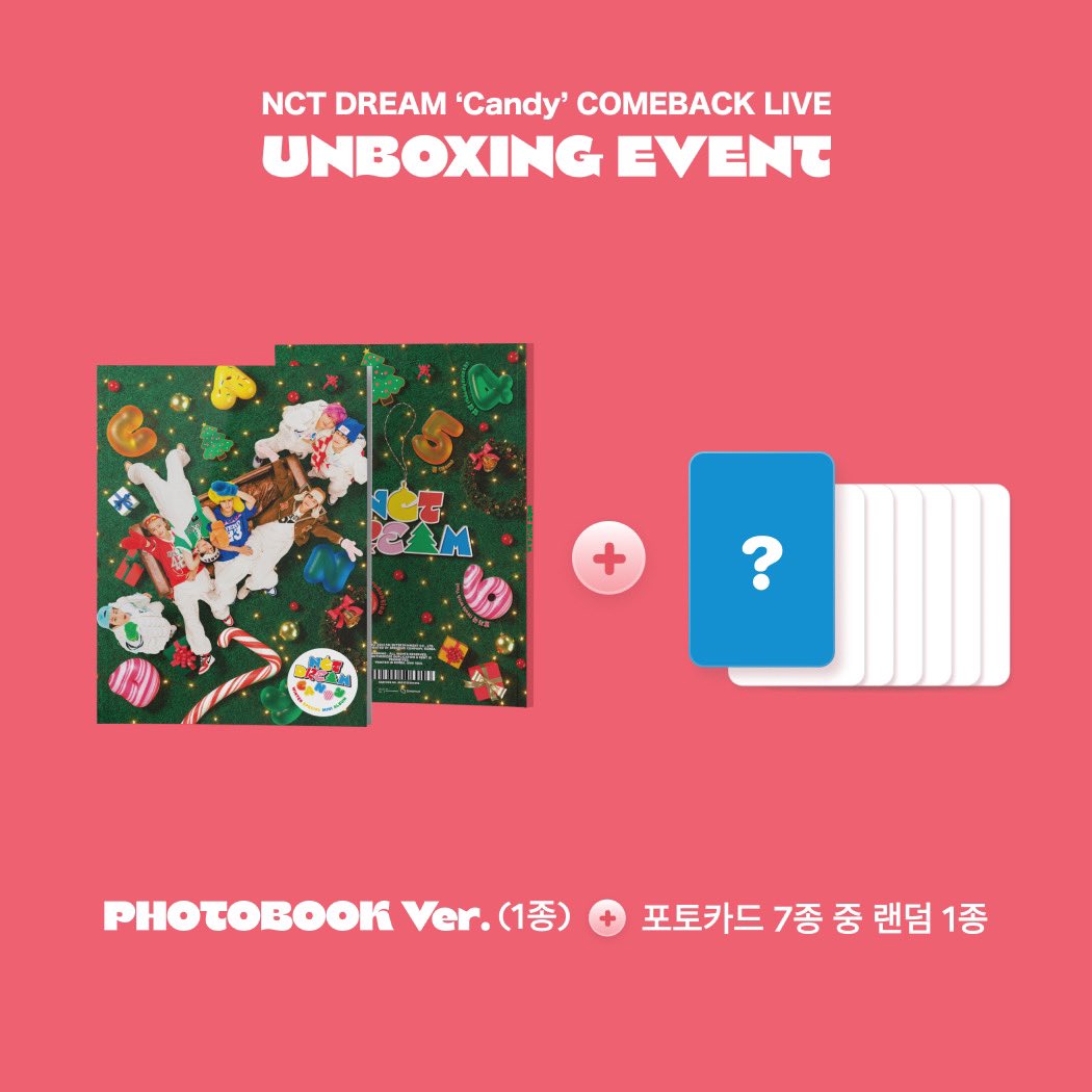 [NCT] NCT Dream : Candy (Photobook) : Unboxing Event