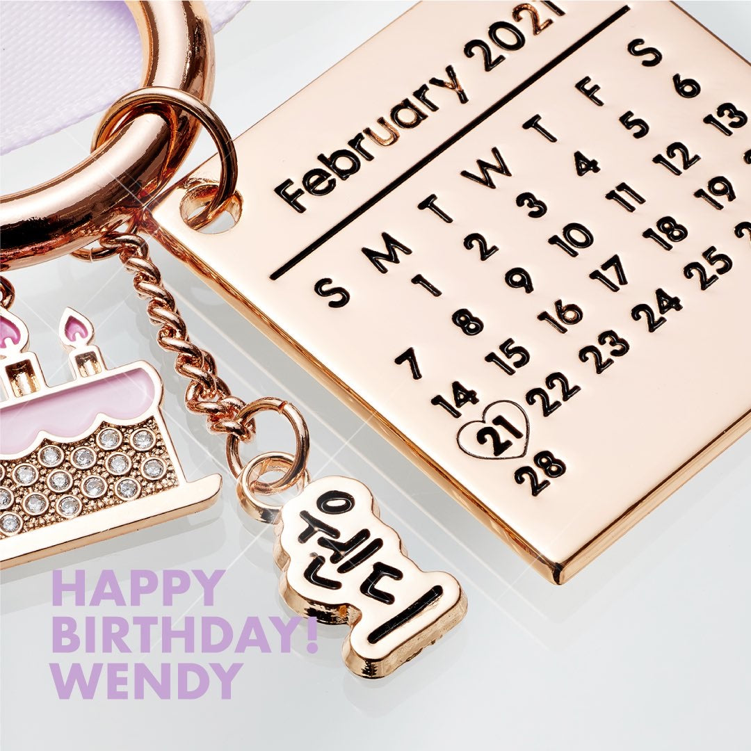 [RED VELVET] Happy Birthday Wendy : Artist Birthday Keyring