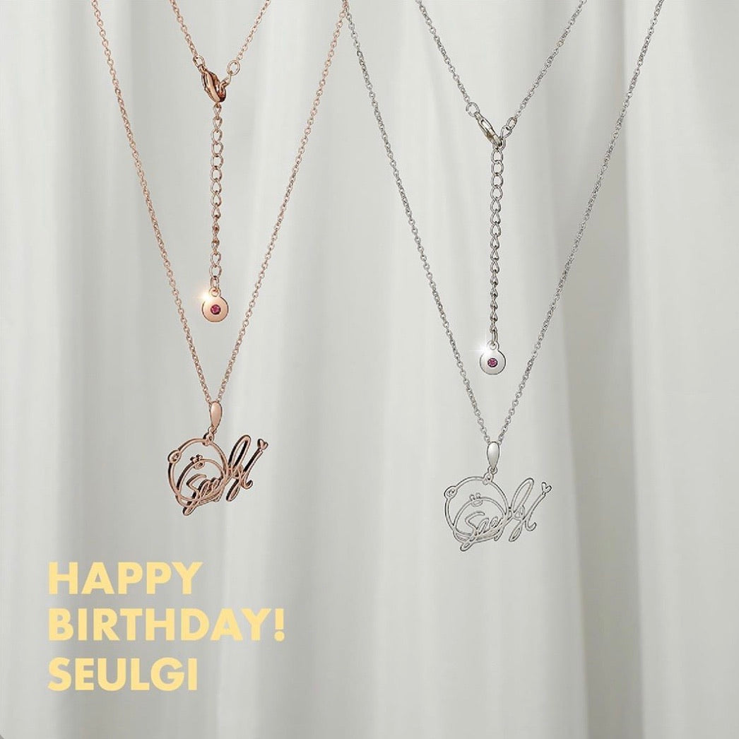 [RED VELVET] Artist Birthday Necklace : Happy Birthday! Seulgi