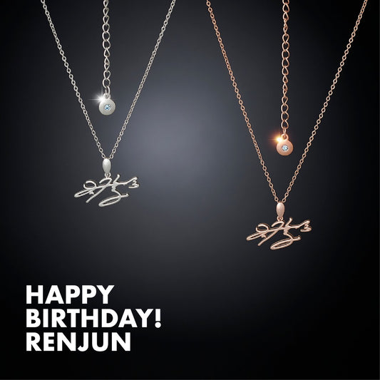 [NCT] Artist Birthday Necklace : Happy Birthday! Renjun