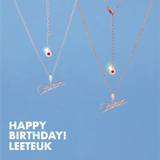 [SUPER JUNIOR] Artist Birthday Necklace : Happy Birthday! Leeteuk