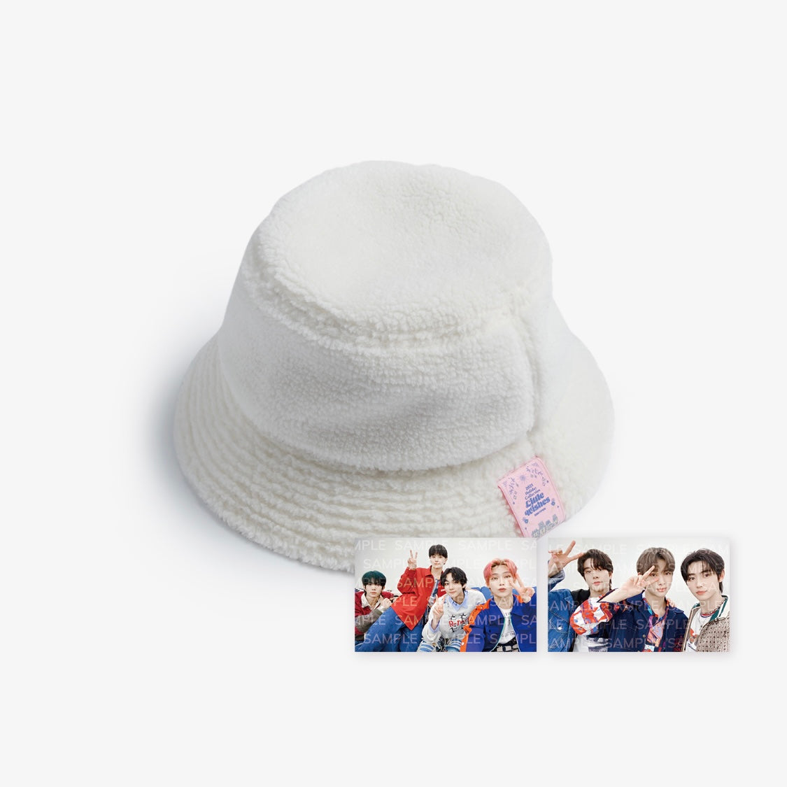 [ENHYPEN] 2021 Holiday Collection : Little Wishes : Bucket Hat (Ivory)