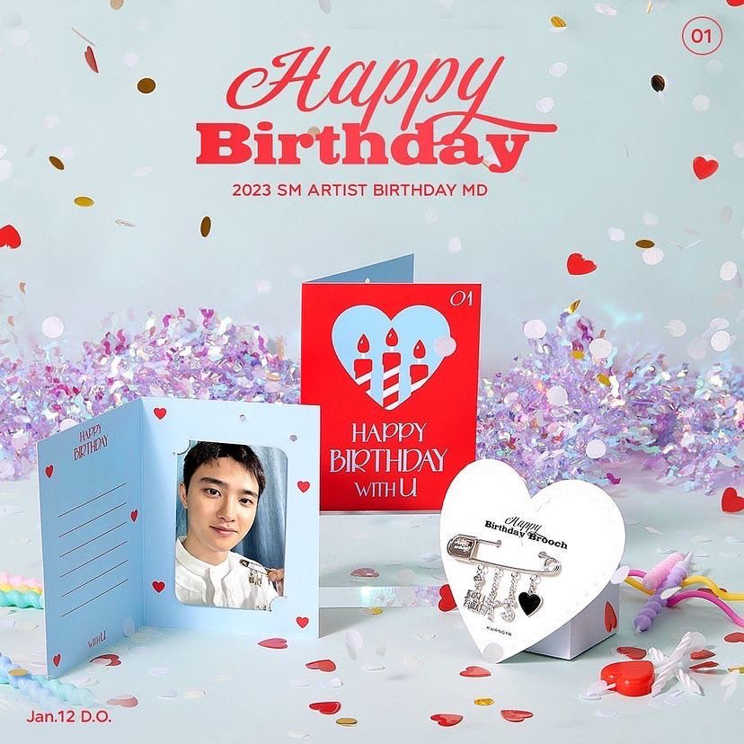 口豪奢 EXO] krmerch – Card Birthday Artist : D.O. K-POP・アジア