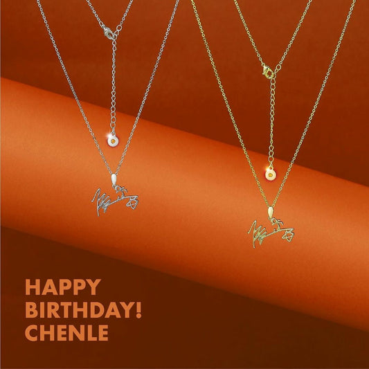 [NCT] Artist Birthday Necklace : Happy Birthday! Chenle