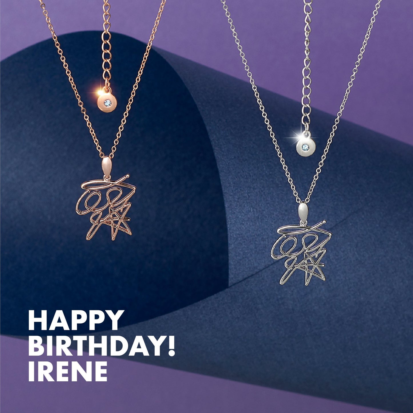 [RED VELVET] Artist Birthday Necklace : Happy Birthday! Irene