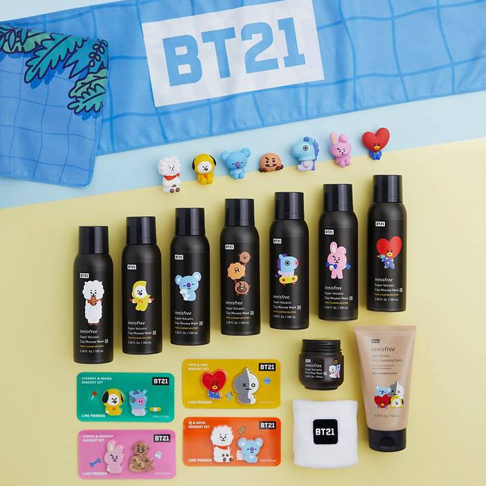 [BT21] BT21 x Innisfree : Summer Cosmetic Products