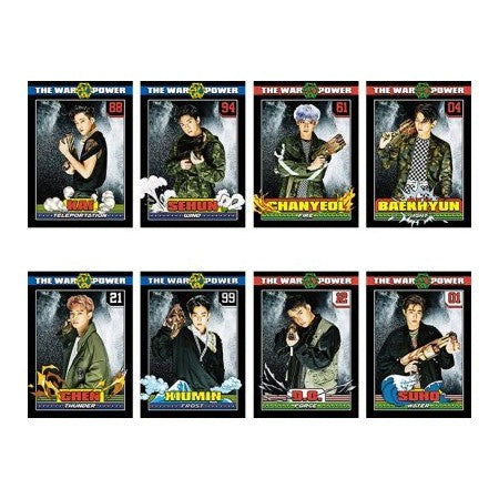 [EXO] The War Power : Lenticular 3D Postcard