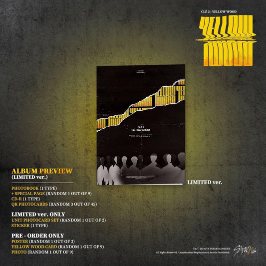 [STRAY KIDS] Clé 2 : Yellow Wood Limited Edition