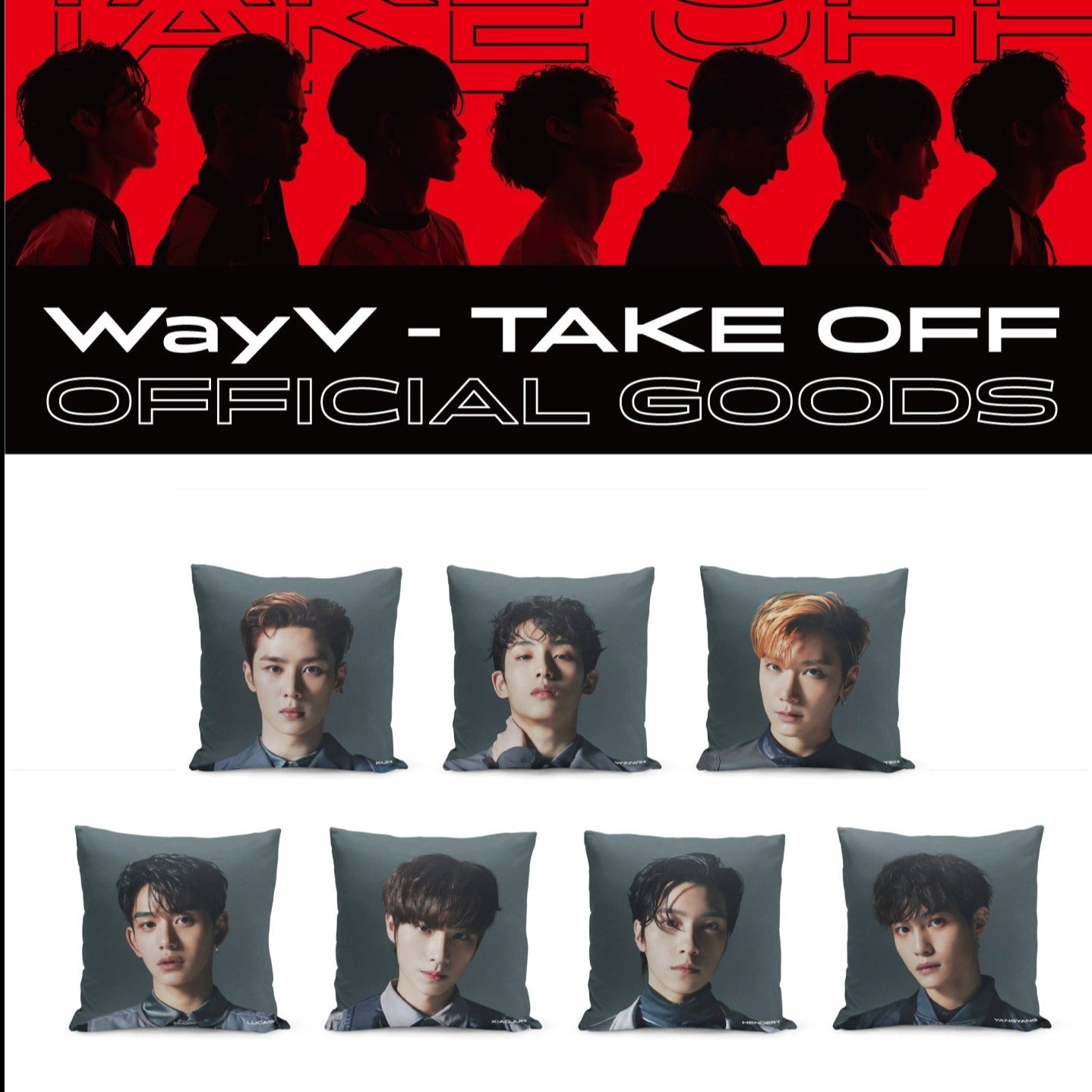 [WAYV] Take Off : Cushion Cover