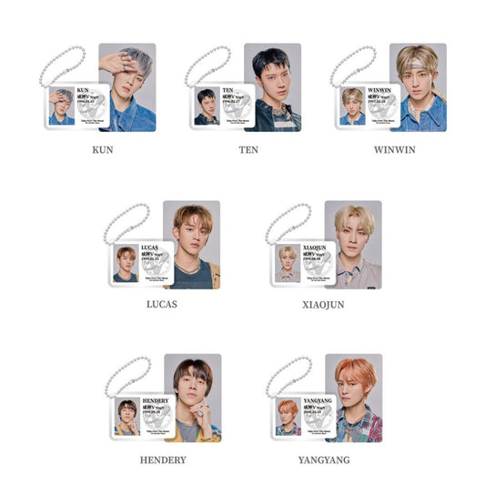 [WAYV] Take Over The Moon : Acrylic Photo Charm Set + Photocard